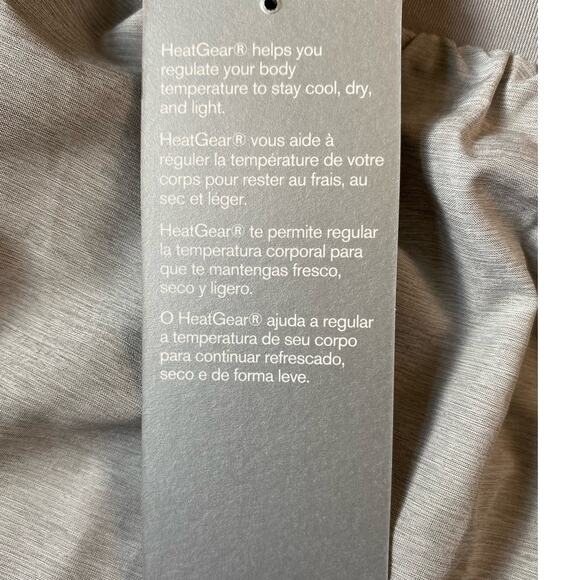 Under Armour Women's HeatGear Thermal Athletic Shorts Gray Small NWT - Picture 3 of 7